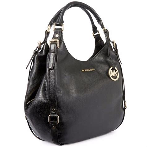 michael kors black bedford belted